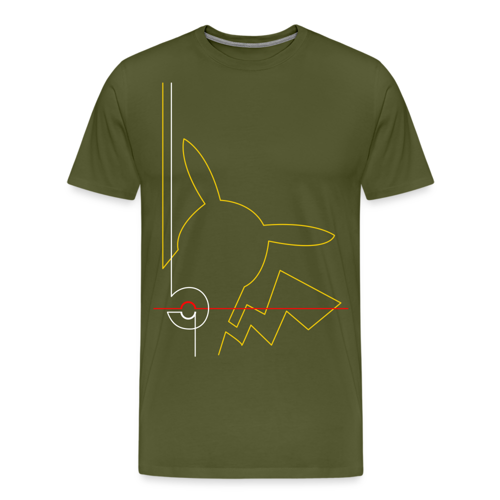 Who's That Pokemon? - Men's Premium T-Shirt - olive green