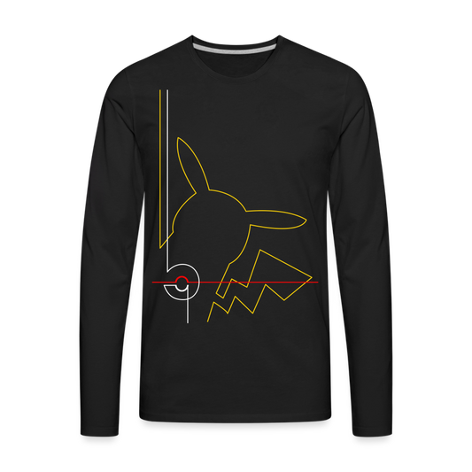 Who's That Pokemon? - Men's Premium Long Sleeve T-Shirt - black