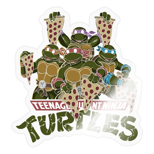 Pizza Time! - Sticker - transparent glossy