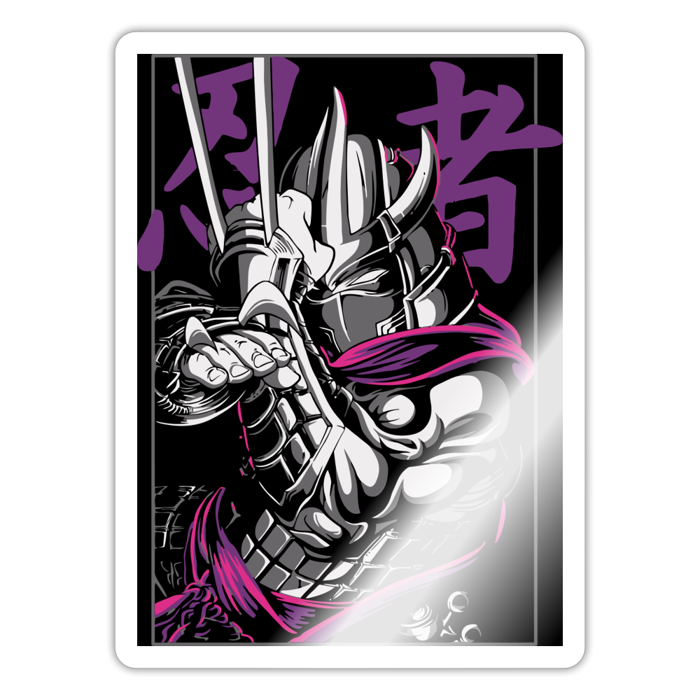 First You Must Face My Blades! - Sticker - white glossy