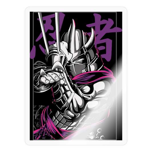 First You Must Face My Blades! - Sticker - transparent glossy