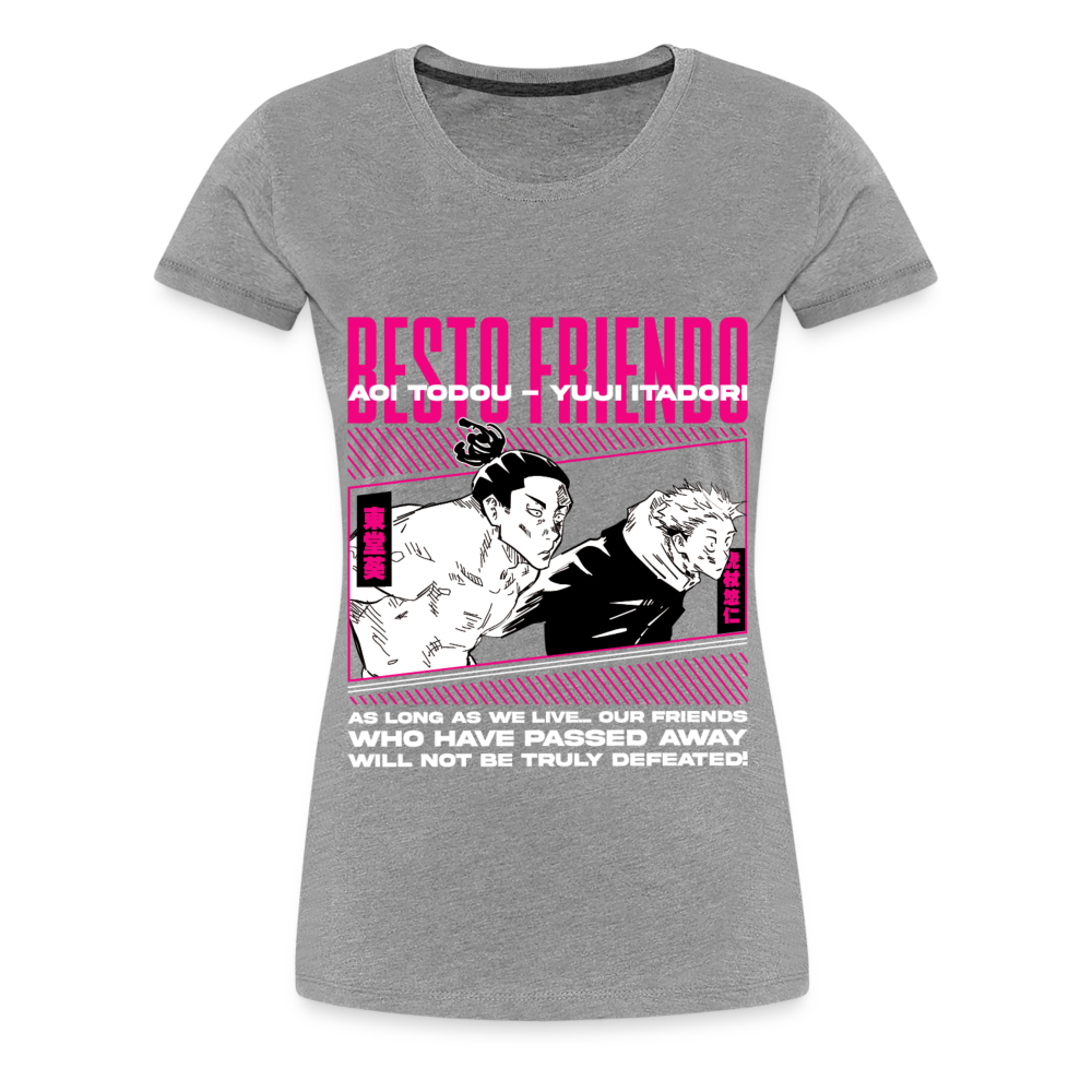 Besto Friendo - Women’s Premium T-Shirt - heather gray