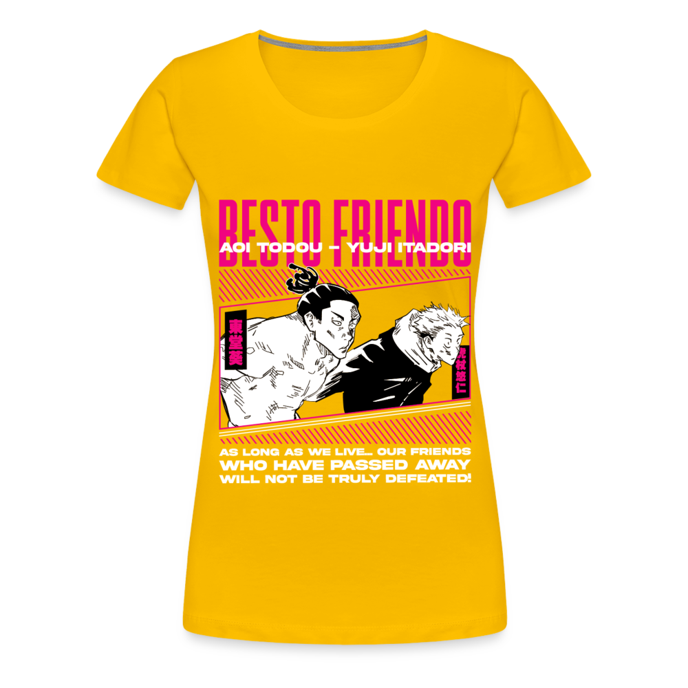 Besto Friendo - Women’s Premium T-Shirt - sun yellow