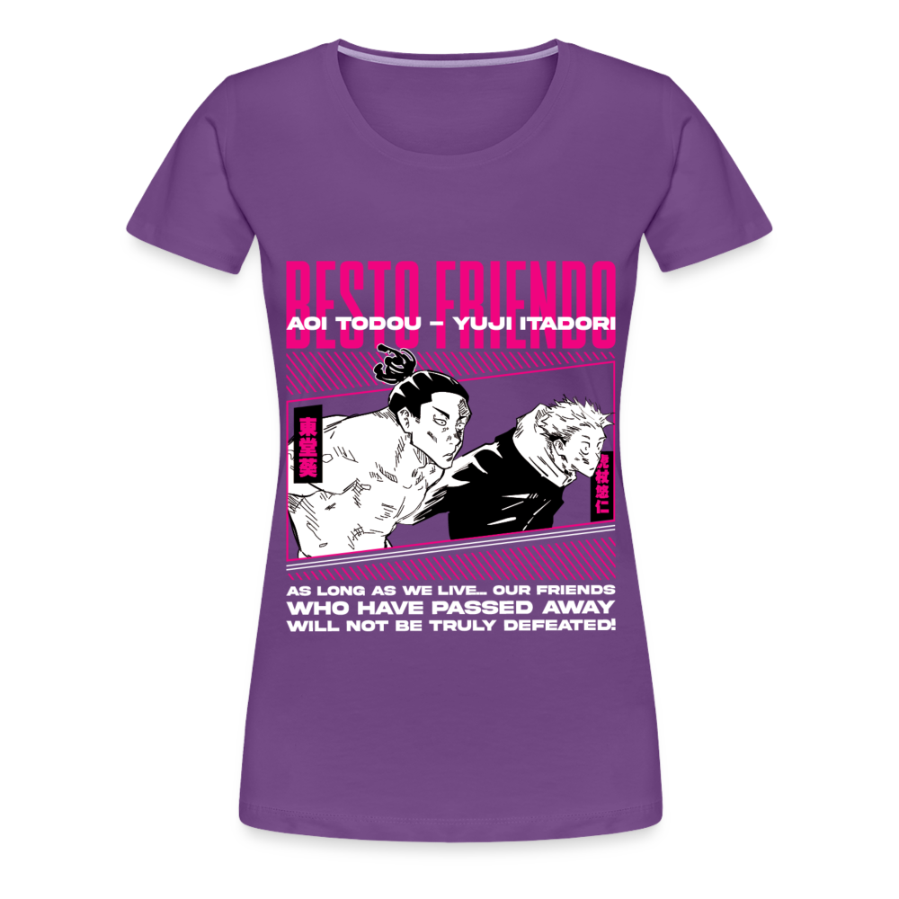 Besto Friendo - Women’s Premium T-Shirt - purple