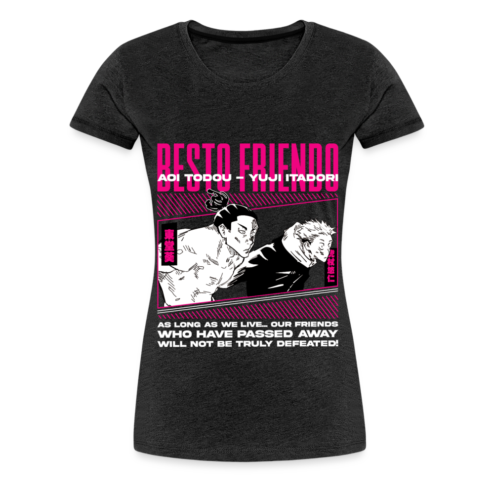 Besto Friendo - Women’s Premium T-Shirt - charcoal grey