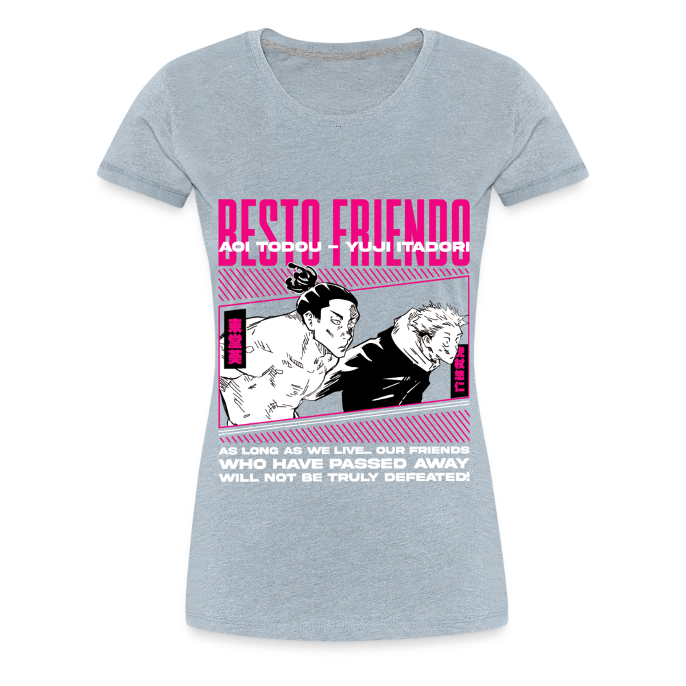 Besto Friendo - Women’s Premium T-Shirt - heather ice blue