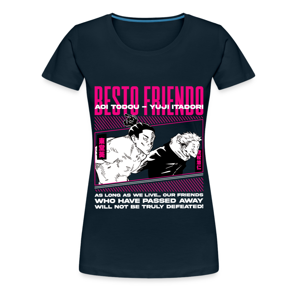 Besto Friendo - Women’s Premium T-Shirt - deep navy