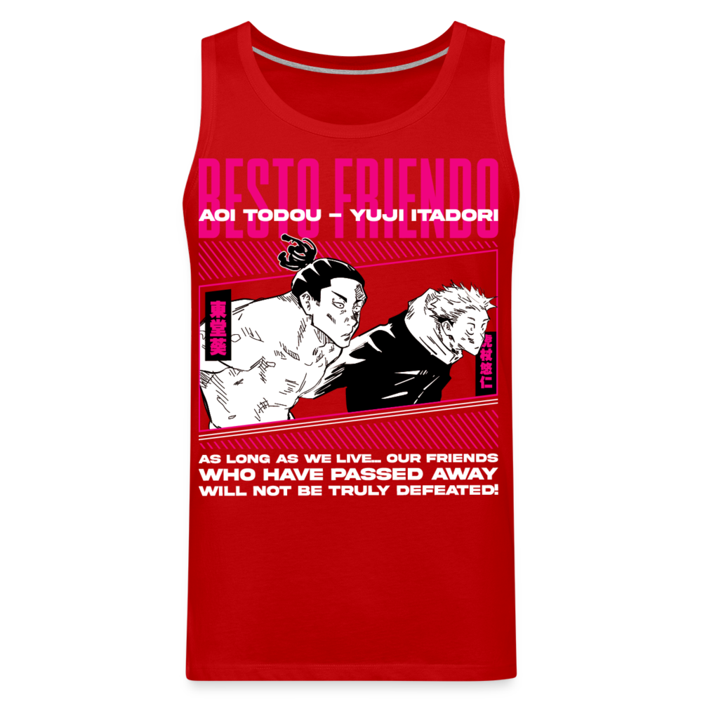 Besto Friendo - Men’s Premium Tank - red