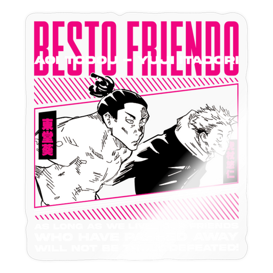 Besto Friendo - Sticker - transparent glossy