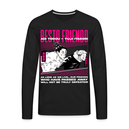 Besto Friendo - Men's Premium Long Sleeve T-Shirt - black