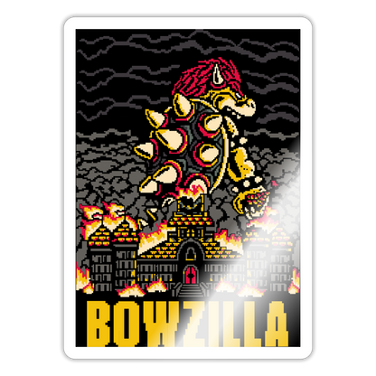 Bowzilla - Sticker - white glossy