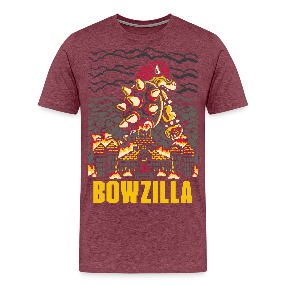 Bowzilla - Men's Premium T-Shirt - heather burgundy