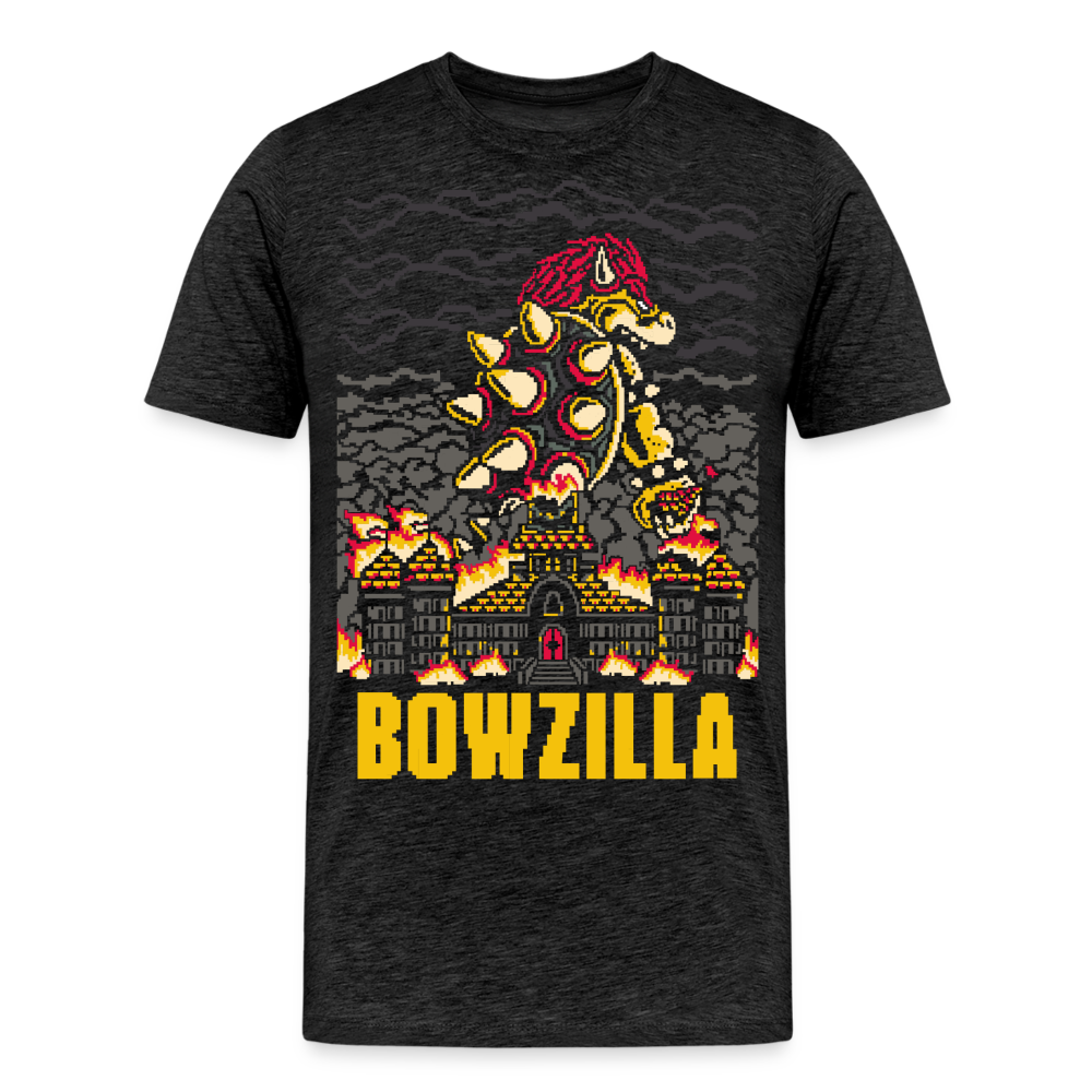 Bowzilla - Men's Premium T-Shirt - charcoal grey