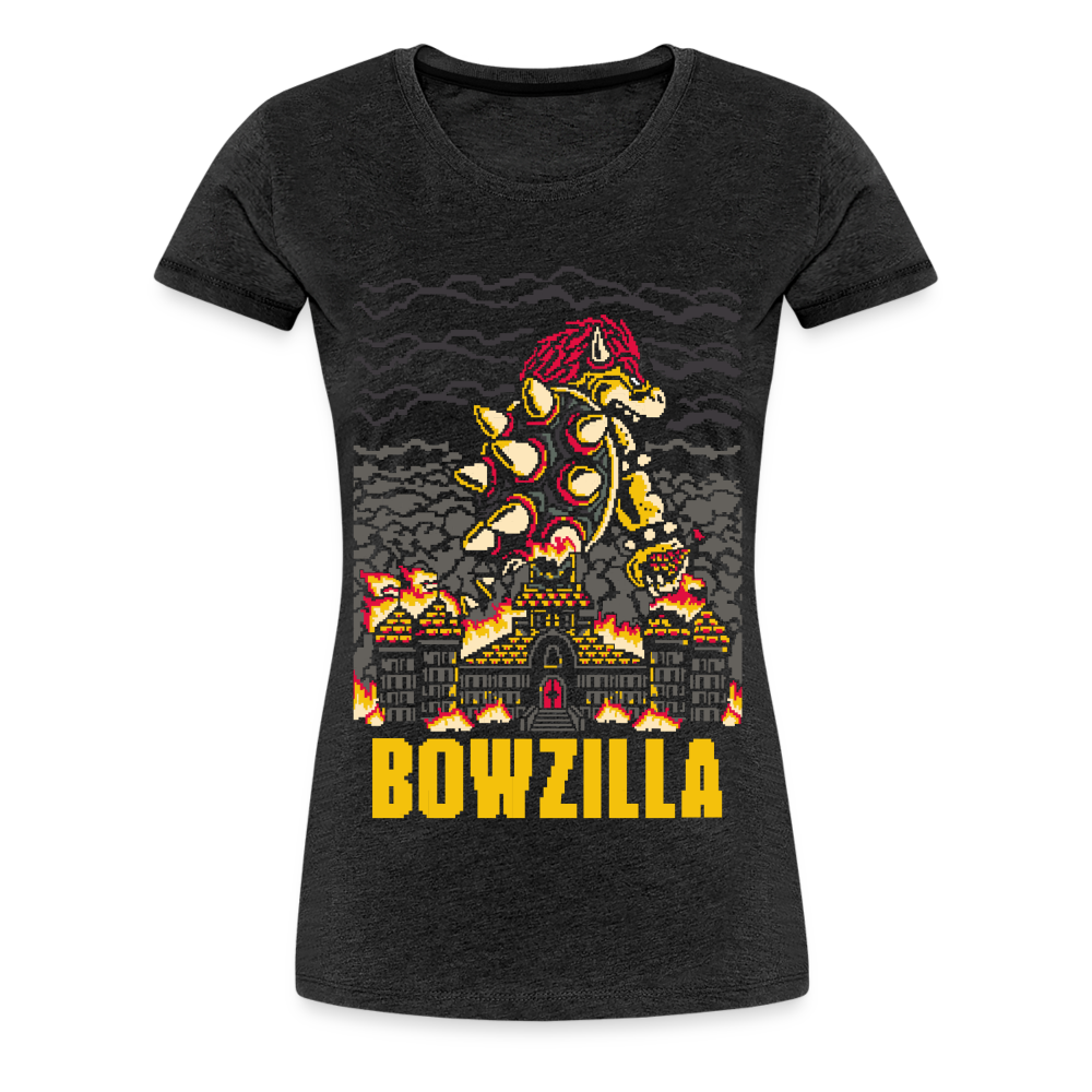 Bowzilla - Women’s Premium T-Shirt - charcoal grey