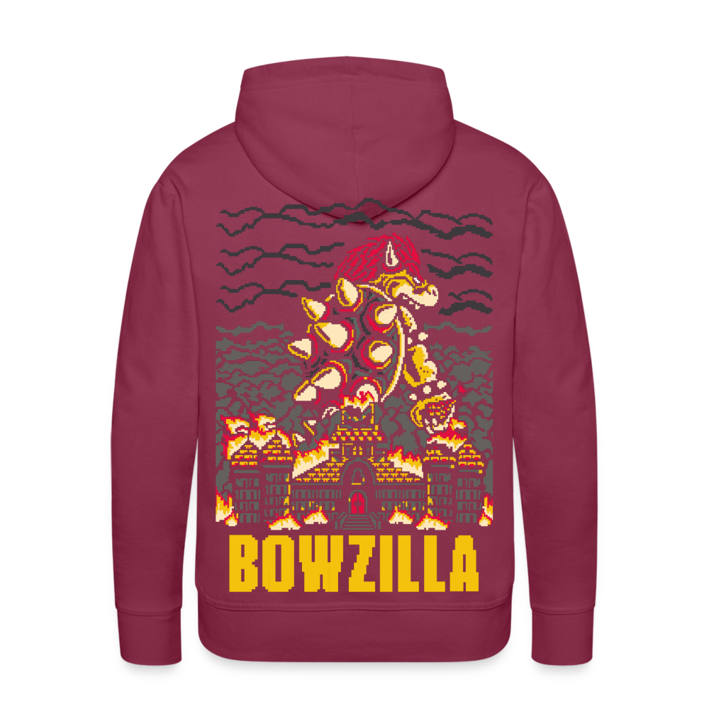 Bowzilla - Men’s Premium Hoodie - burgundy