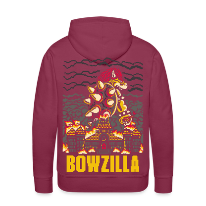 Bowzilla - Men’s Premium Hoodie - burgundy