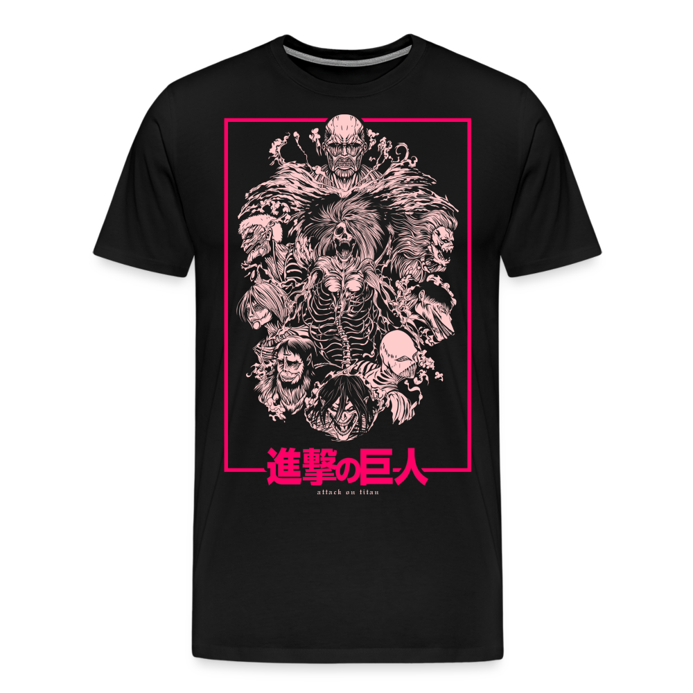 Titan Collage - Men's Premium T-Shirt - black
