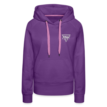 Titan Collage - Women’s Premium Hoodie - purple 