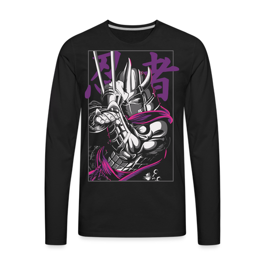 Shredder - Men's Premium Long Sleeve T-Shirt - black