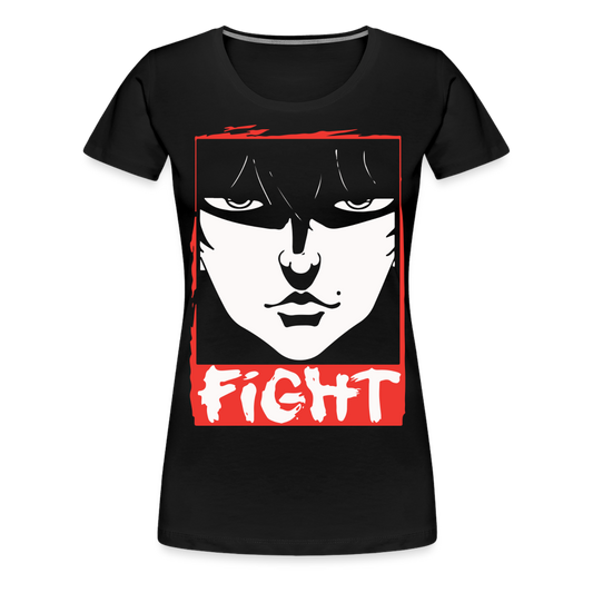 FIGHT - Women’s Premium T-Shirt - black