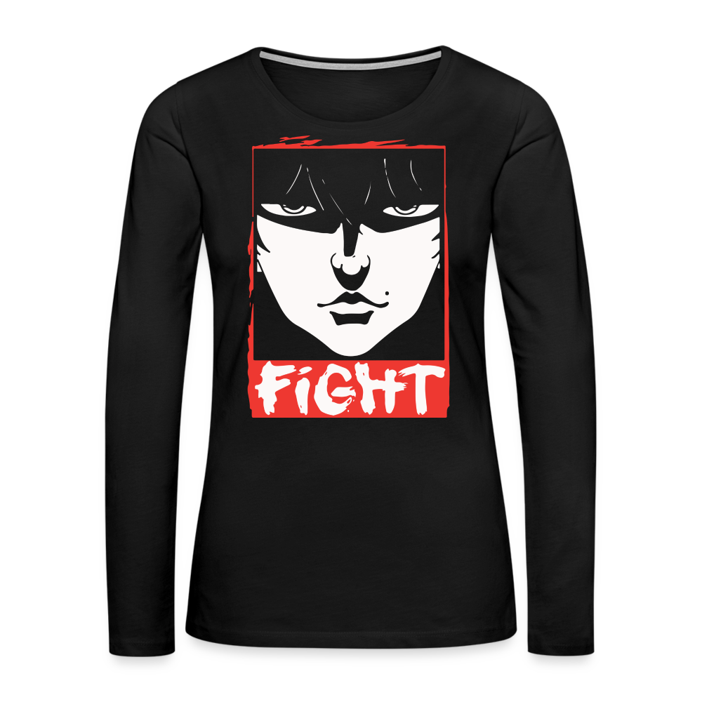FIGHT - Women's Premium Long Sleeve T-Shirt - black