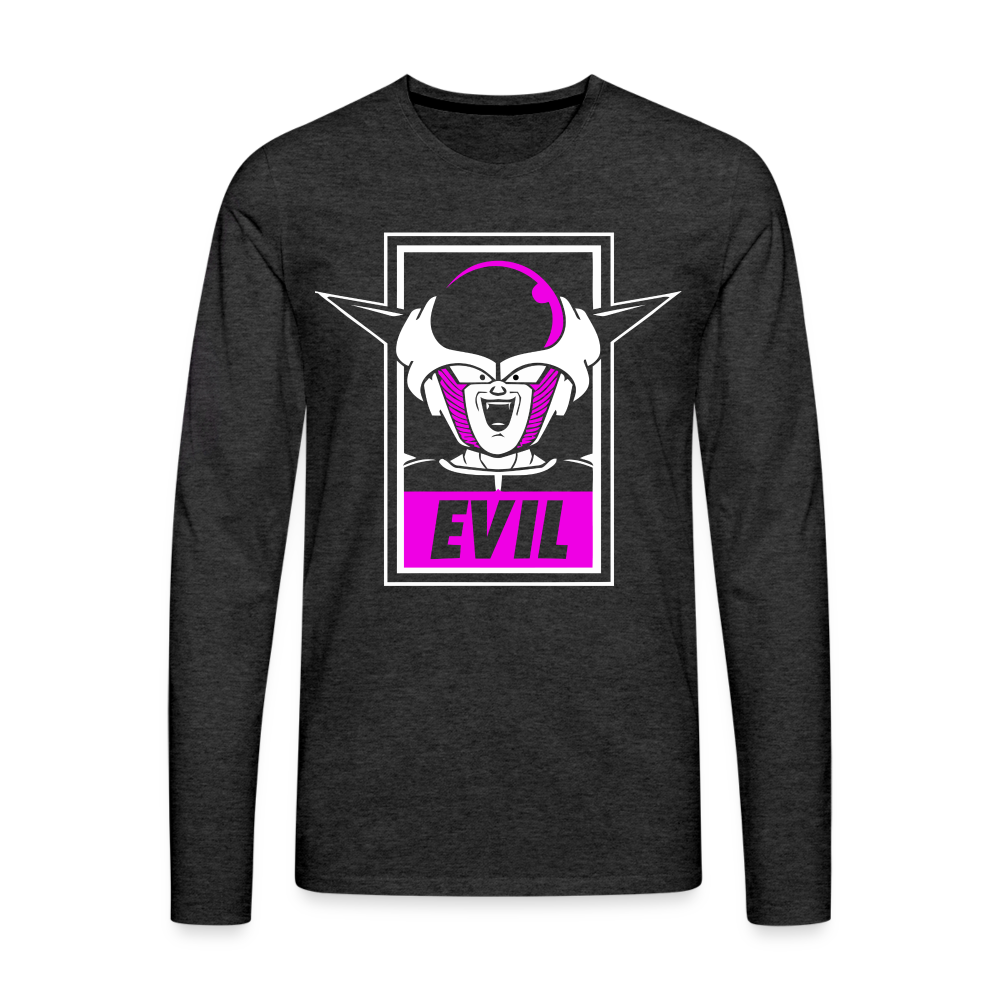 Evil! - Men's Premium Long Sleeve T-Shirt - charcoal grey