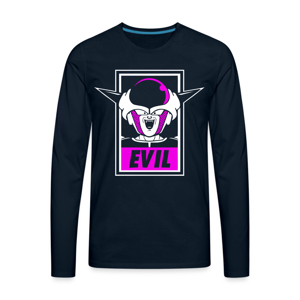 Evil! - Men's Premium Long Sleeve T-Shirt - deep navy