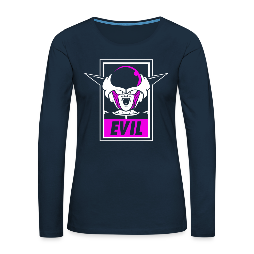 Evil! - Women's Premium Long Sleeve T-Shirt - deep navy
