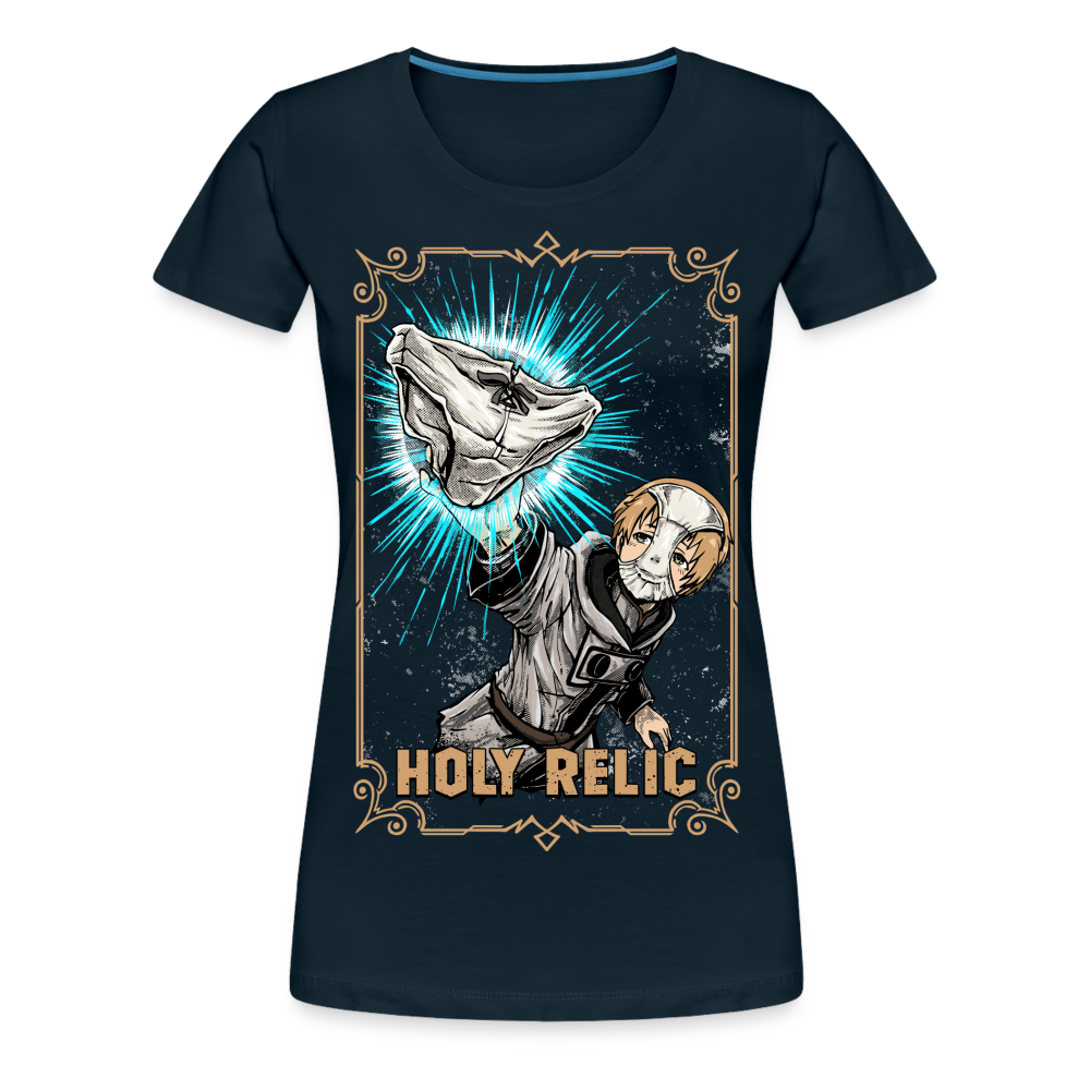 Holy Relic - Women’s Premium T-Shirt - deep navy