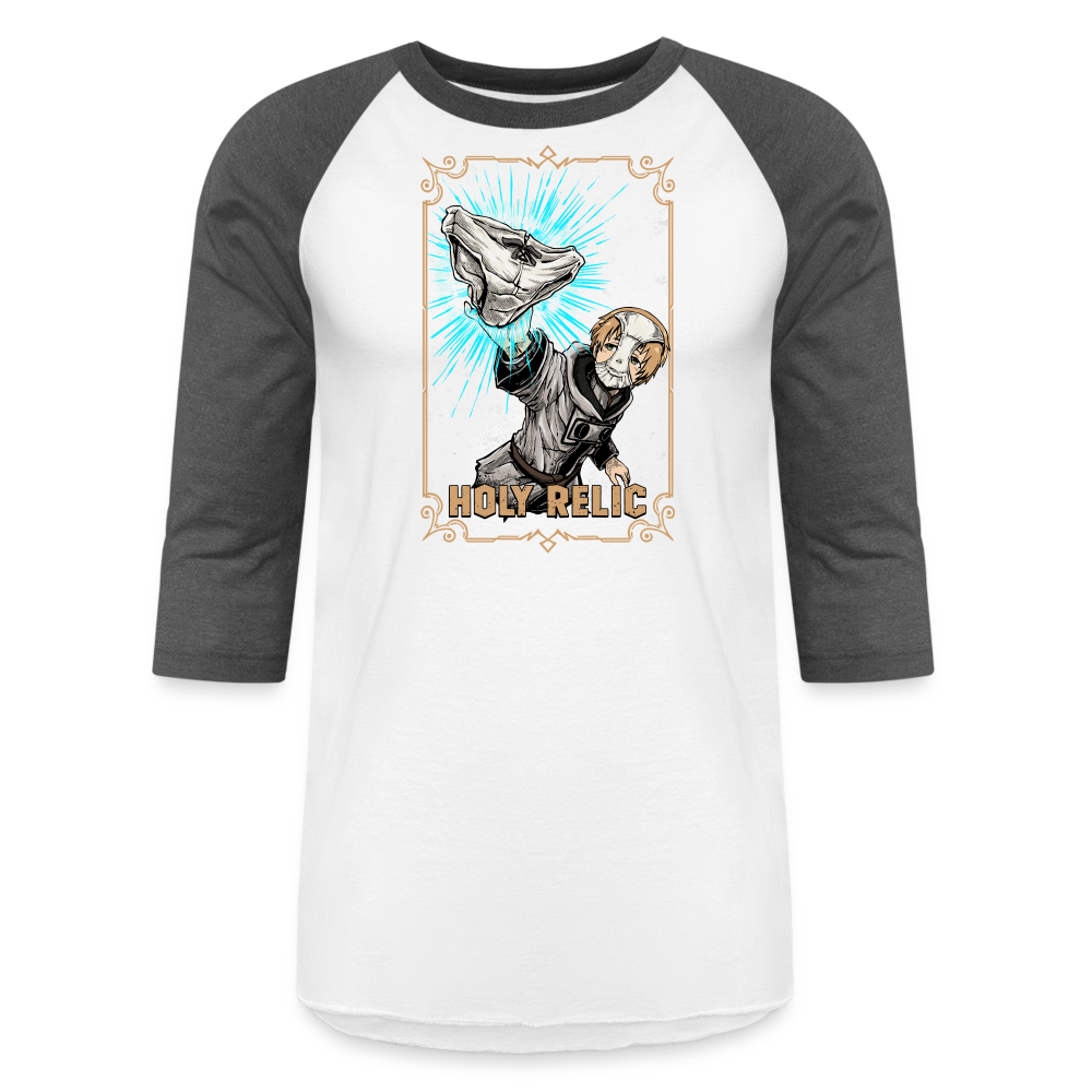 Holy Relic - Baseball T-Shirt - white/charcoal