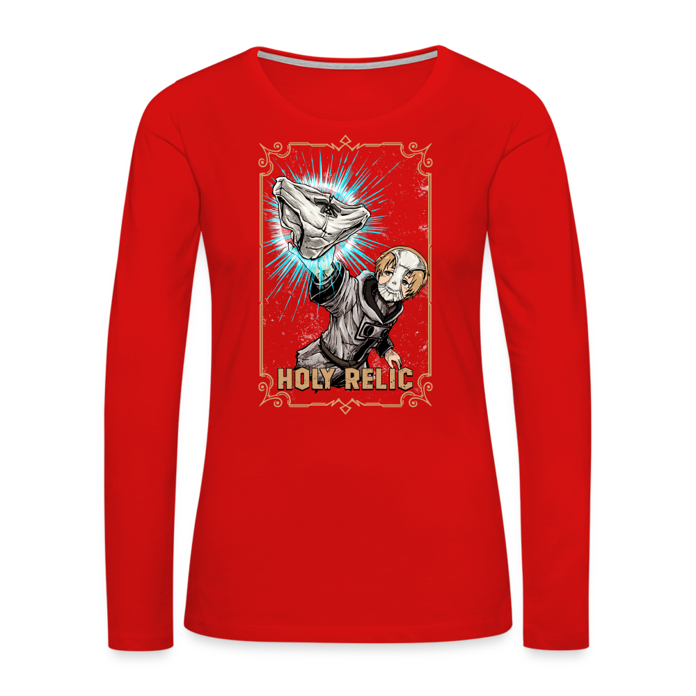 Holy Relic - Women's Premium Long Sleeve T-Shirt - red