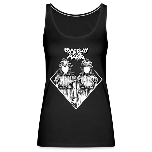 Come Play With Us - Women’s Premium Tank Top - black