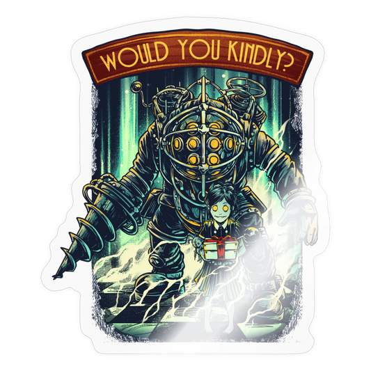 Would You Kindly - Sticker - transparent glossy