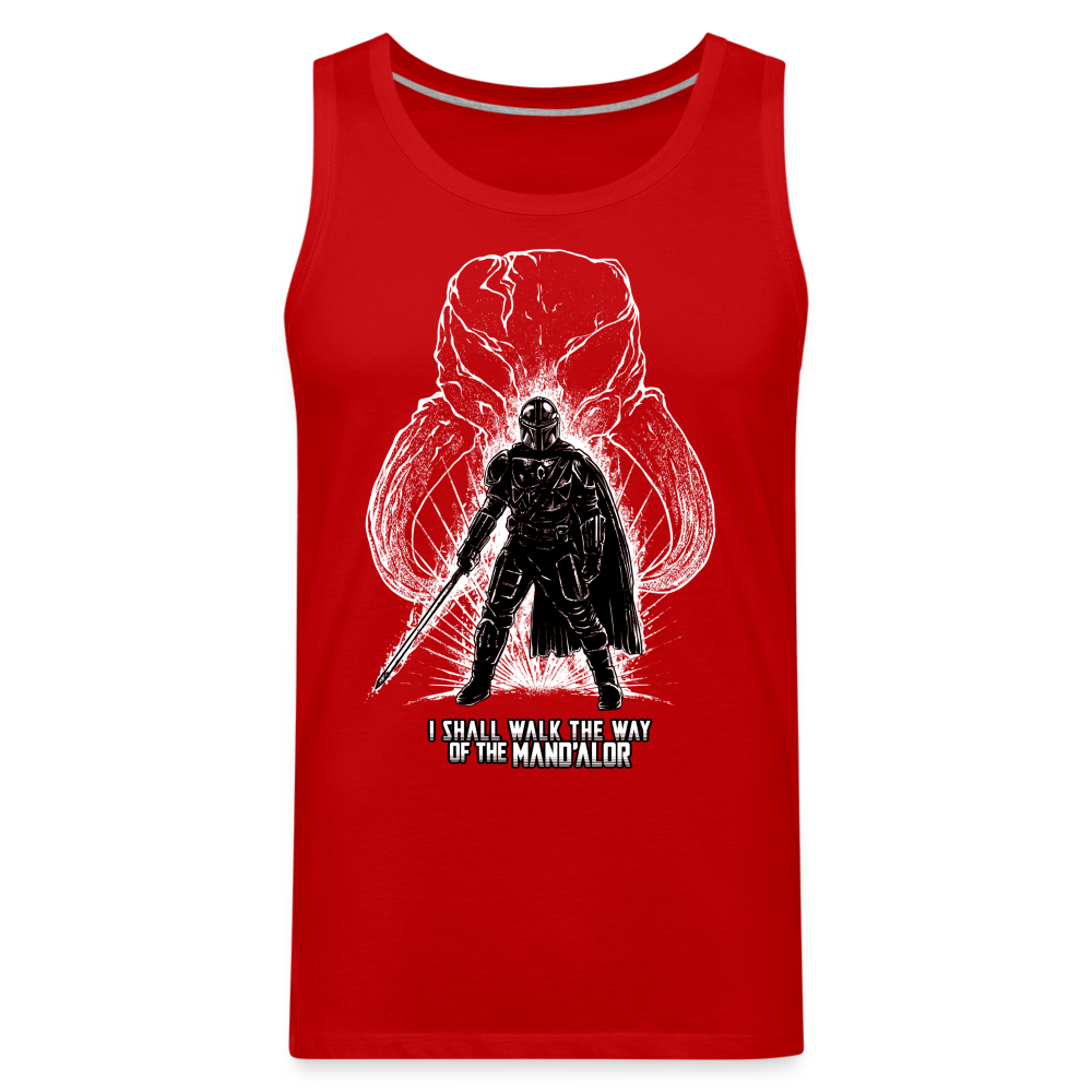 This is the Way - Men’s Premium Tank - red
