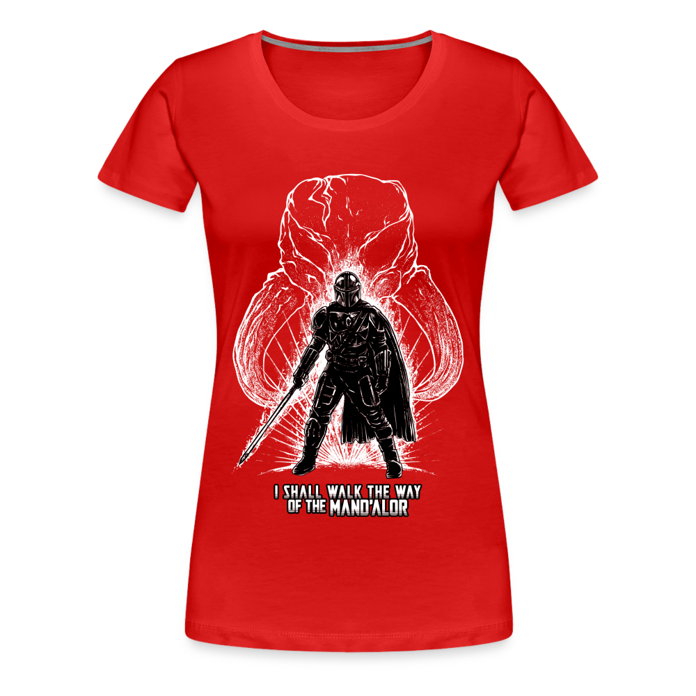 This is the Way - Women’s Premium T-Shirt - red