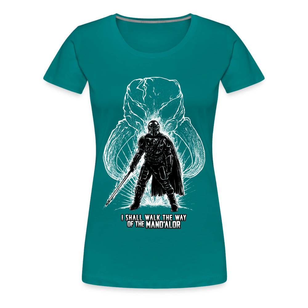 This is the Way - Women’s Premium T-Shirt - teal