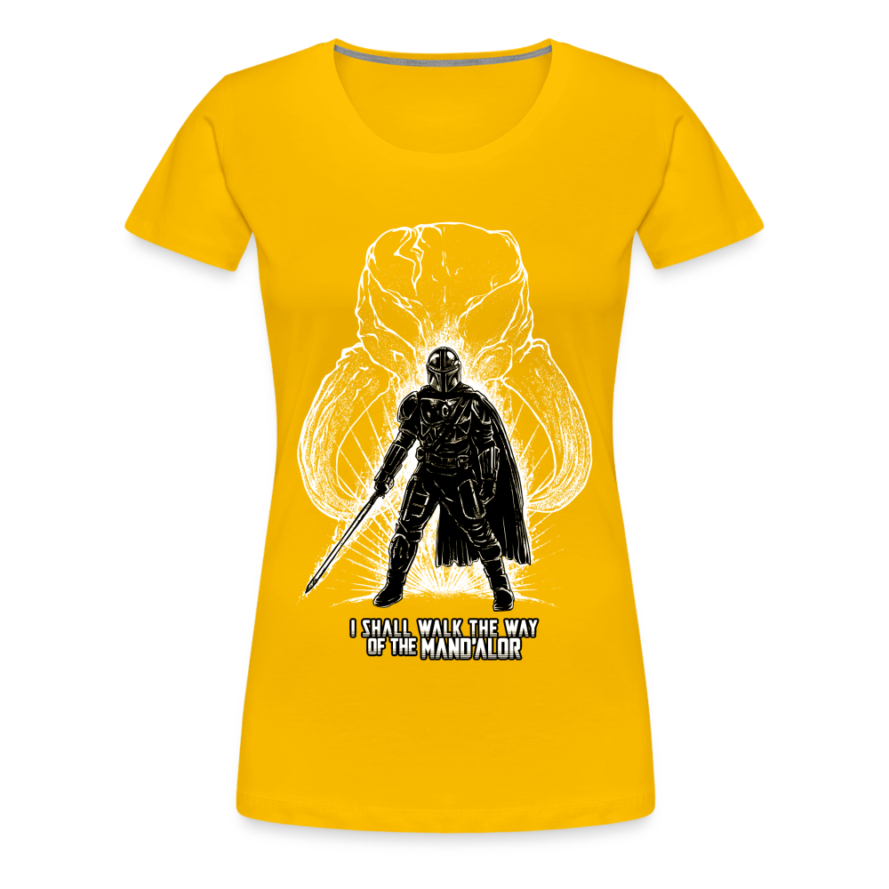 This is the Way - Women’s Premium T-Shirt - sun yellow