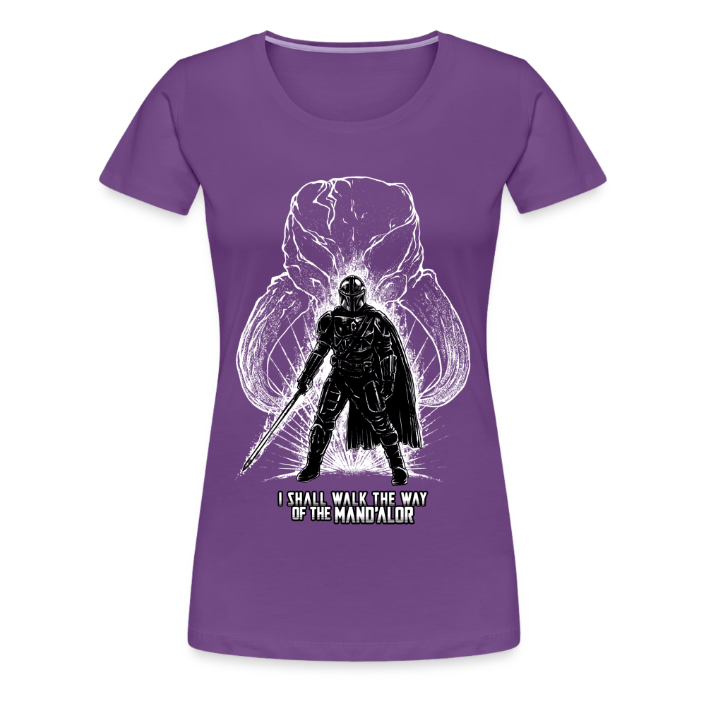 This is the Way - Women’s Premium T-Shirt - purple