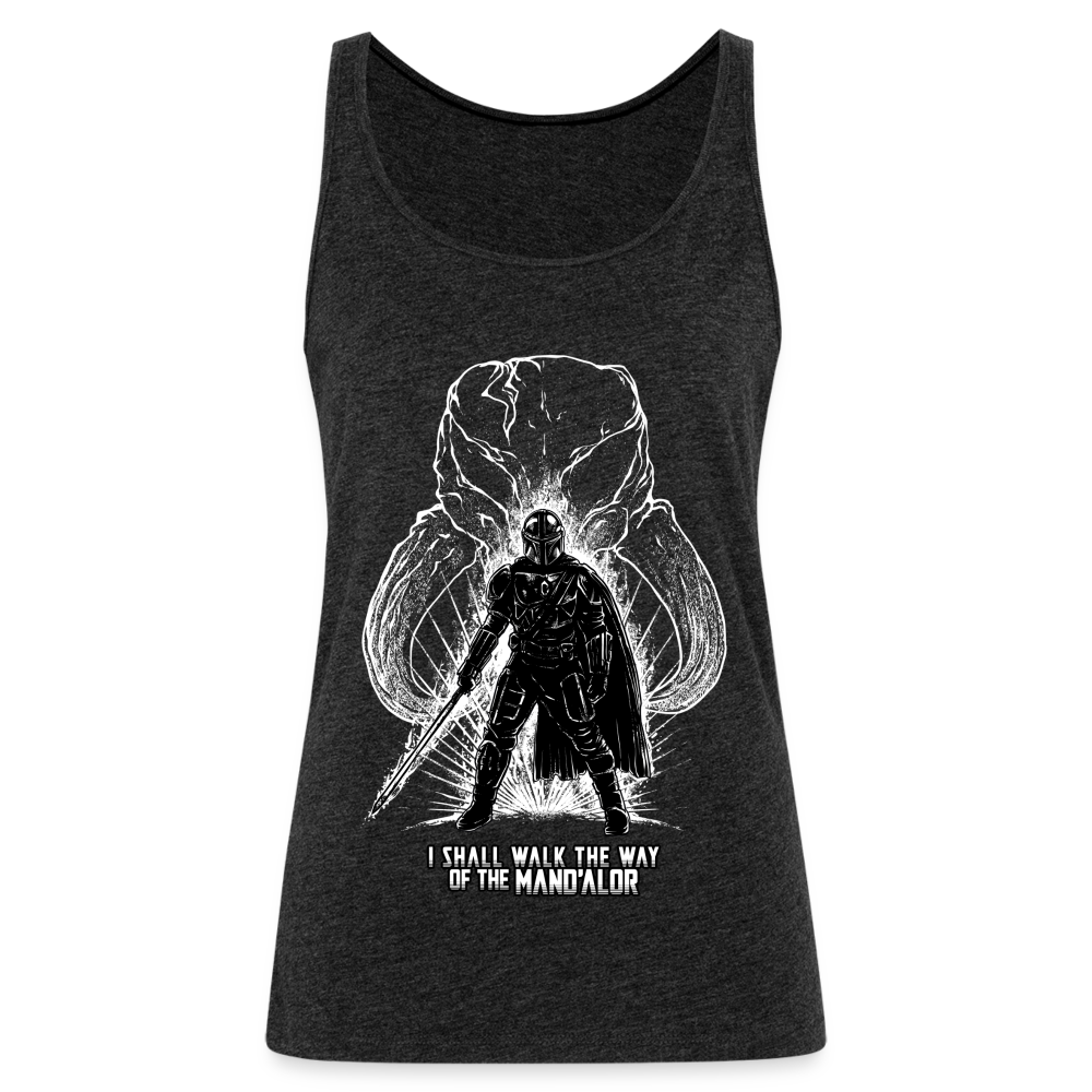 This is the Way - Women’s Premium Tank Top - charcoal grey